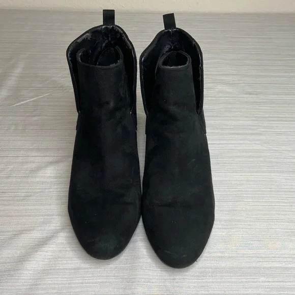 Forever 21 Black Wedge Booties Size 8 - Picture 1 of 5